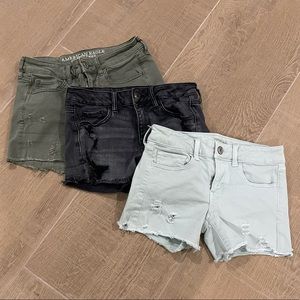 3 pairs of American Eagle Shorts